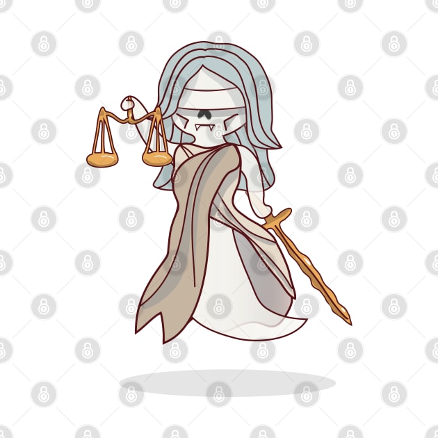 Ghostly Lady Justice by mrsmauve