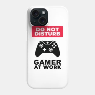 Do not disturb gamer at work Phone Case