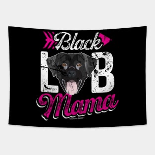 Black Lab Mama Tapestry