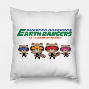 Earth Ranger Raccoons Pillow