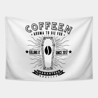 Coffee Coffin Tapestry