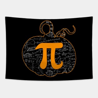 Pumpkin Pi Math Funny Halloween Costume Tapestry