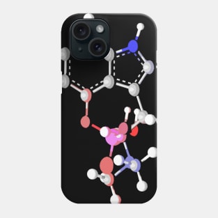 Psilocybin Molecule Phone Case