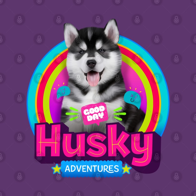 Husky by Puppy & cute