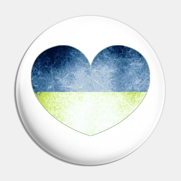 Heart with ukranian colours (2) Pin by Againstallodds68