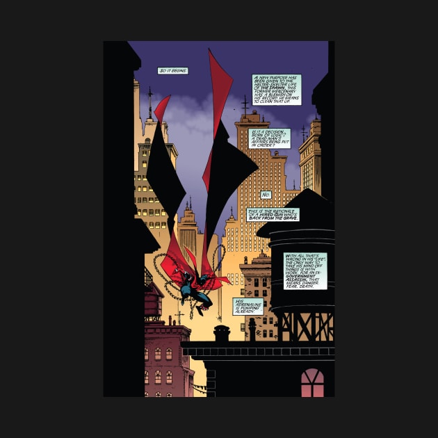 Spawn Comic Panel by zubiacreative