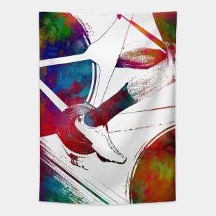 Cycling Bike sport art #cycling #sport #biking Tapestry