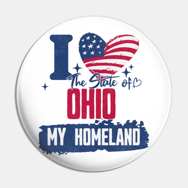 Ohio my homeland Pin by HB Shirts