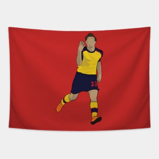 Andrey Arshavin Four Goals 00s Football Minimalist Soccer Tapestry