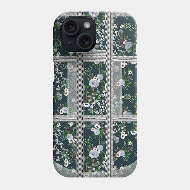 floral and boders Phone Case by bless2015