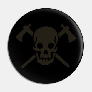 Skull Tomahawk Pin
