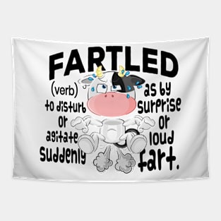 Fartled Cow Tapestry