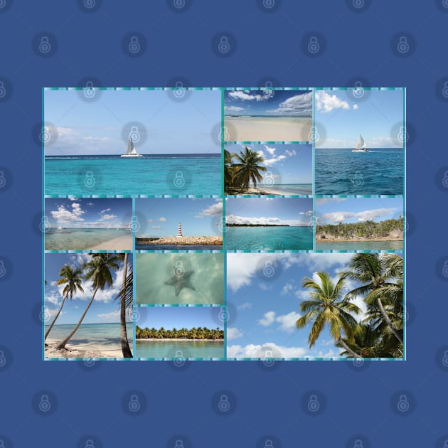 Great Tropical Paradise Caribbean Photo Collage by Christine aka stine1