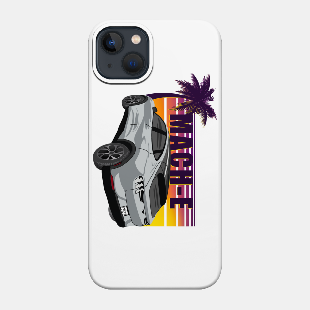 Sunset Mach-E in Iconic Silver - Mustang Mach E - Phone Case