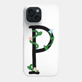 "P" initial Phone Case