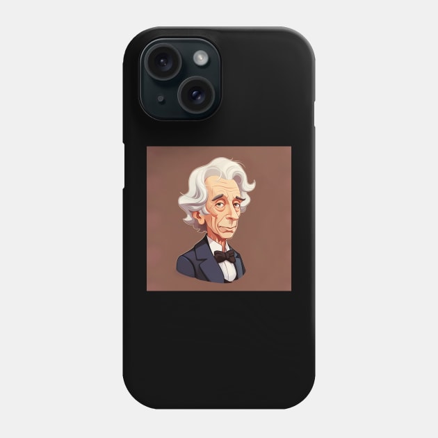 Bertrand Russell Phone Case by ComicsFactory