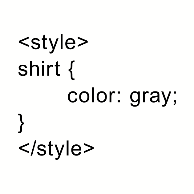 HTML Style - Gray by joshthecartoonguy