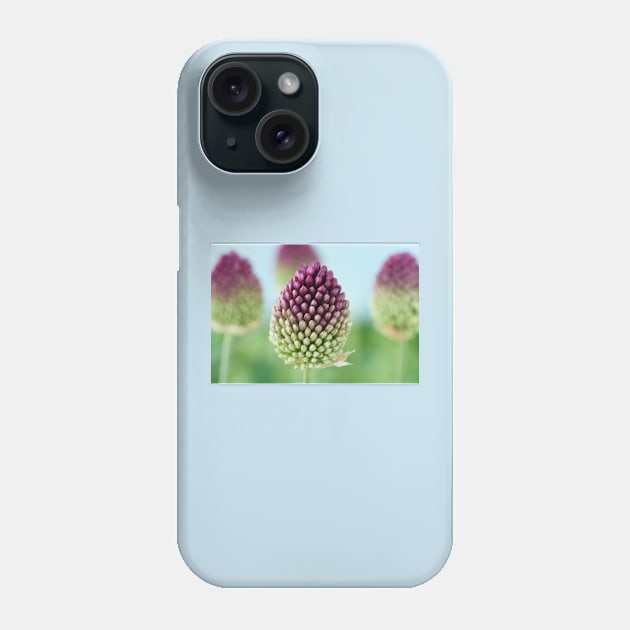 Allium sphaerocephalon   AGM  Round-headed garlic  Round-headed leek Phone Case by chrisburrows