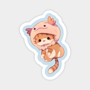 Axolotl Kitty Magnet