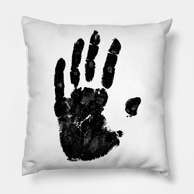 Hand Print Pillow by Mako Design 