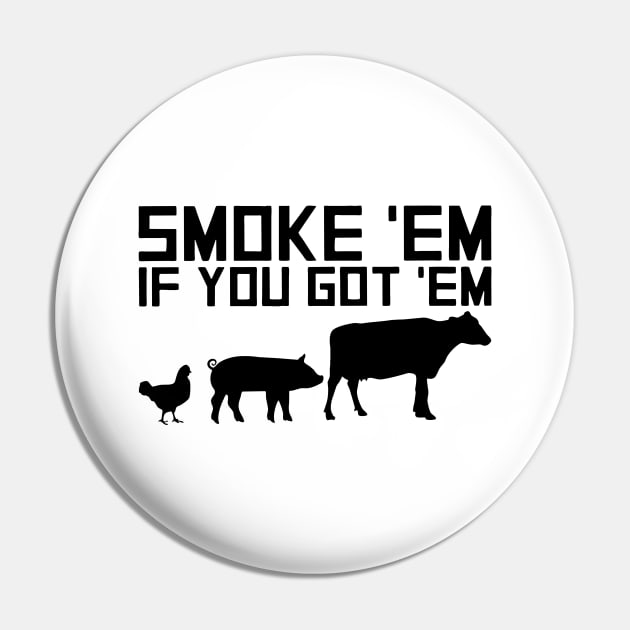 Smoke Em If You Got Em Pin by Bahaya Ta Podcast