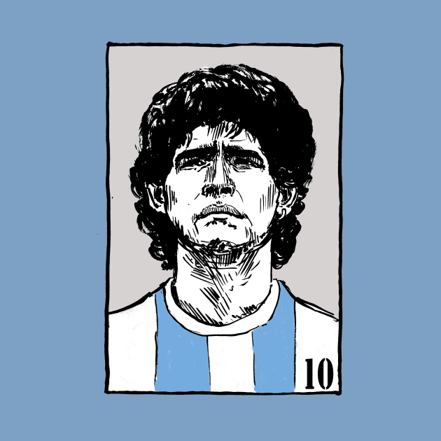 Diego Armando Maradona la mano de Dios by frankymonty