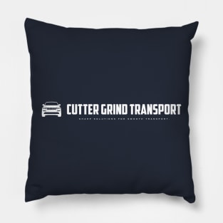 Cutter Grind Transport white Pillow