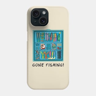 Tackle Box (Black Text) Phone Case