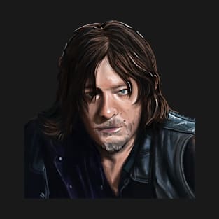 Daryl Dixon portrait T-Shirt