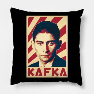 Franz Kafka Retro Pillow
