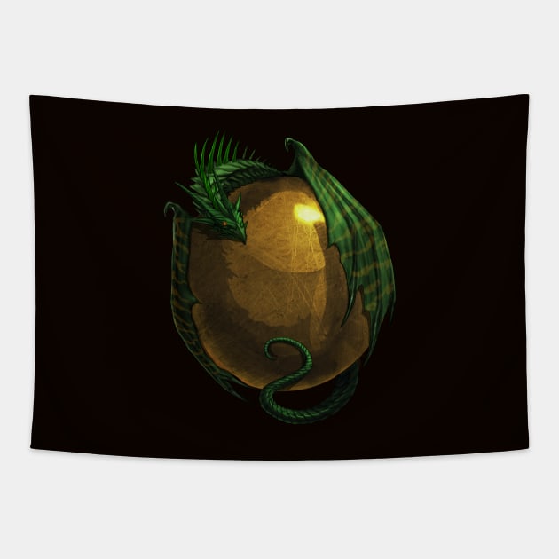 Gold Ball Dragonball Tapestry by chriskar