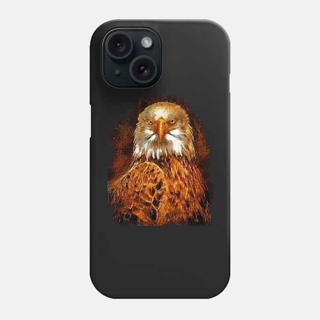 Bald eagle spirit of freedom and adventure Phone Case by Ariela-Alez