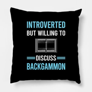 Introverted Backgammon Pillow