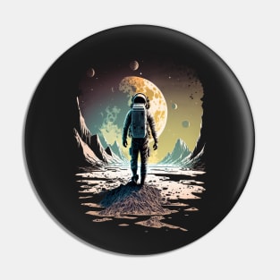 Moon Explorer Pin