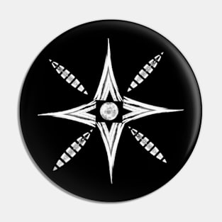 nice. white star art design Pin
