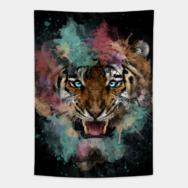 Tiger Tapestry by CatyArte