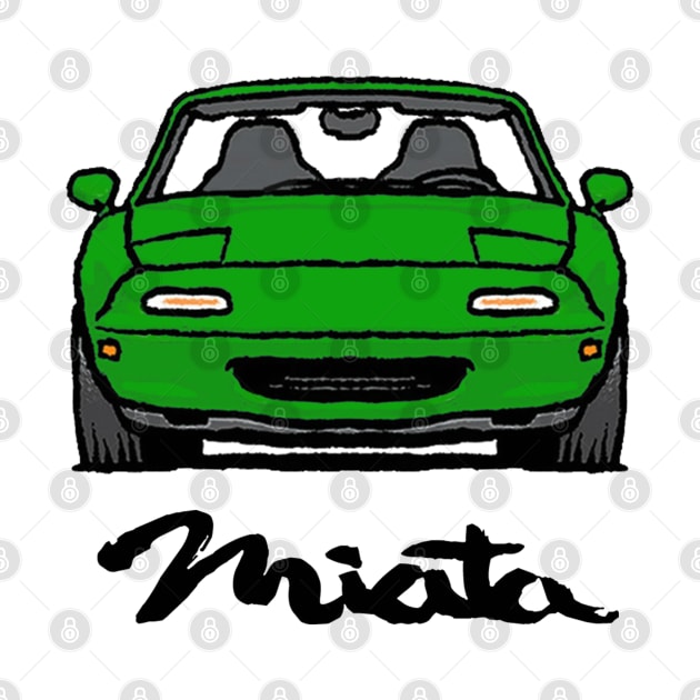 MX5 Miata NA Light Green by Woreth