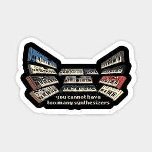 Funny Synthesizer Electronic musician Magnet