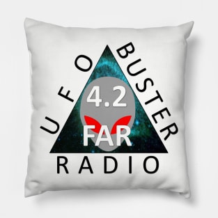 UFO Buster Radio Logo Pillow