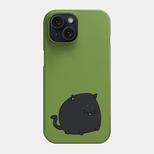 Black cat orb Phone Case