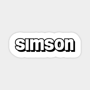 Simson logo 2 Magnet