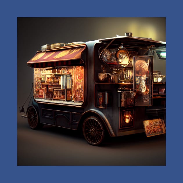 Steampunk Tokyo Ramen Food Truck by Grassroots Green