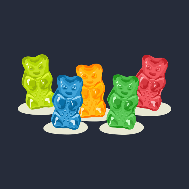 Gummy Bears Gang by XOOXOO