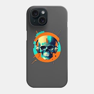 Skull _ Headphones _SaMario_Styles Phone Case