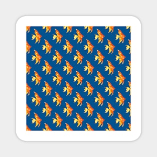 Gold Fish Mosaic pattern Magnet