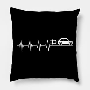 Electric Car Heartbeat w Pillow