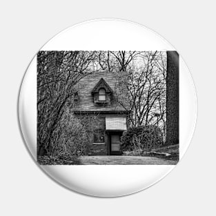 The Carriage House In Black And White Pin