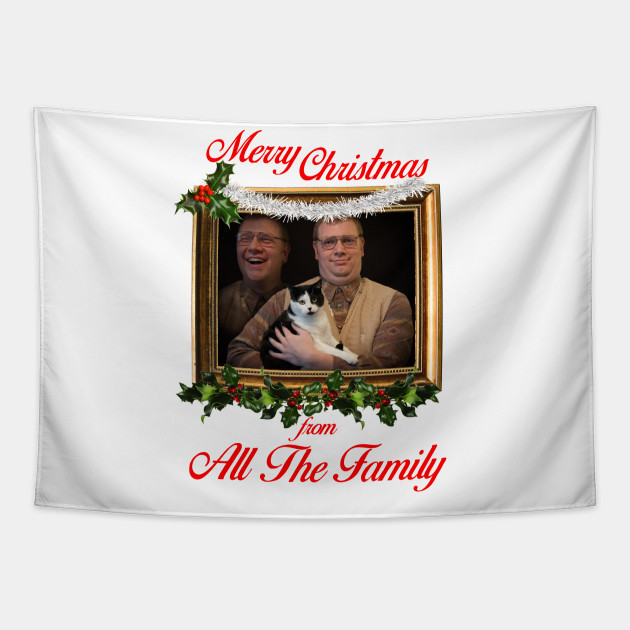 Cat Man Merry Christmas From All The Family Awkward Family