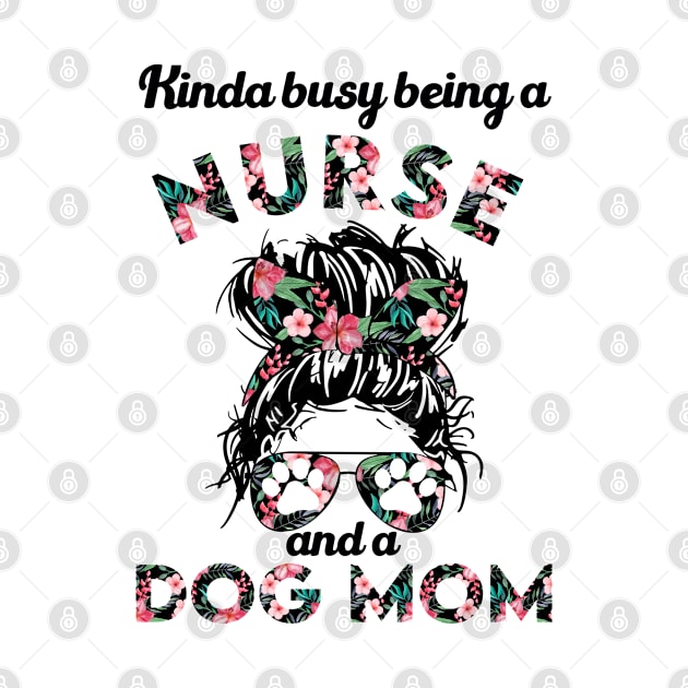 Nurse woman and dog mom gift . Perfect present for mother dad friend him or her by SerenityByAlex