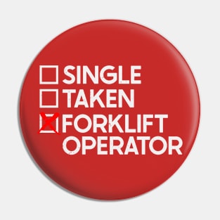 Single Taken Forklift Pin